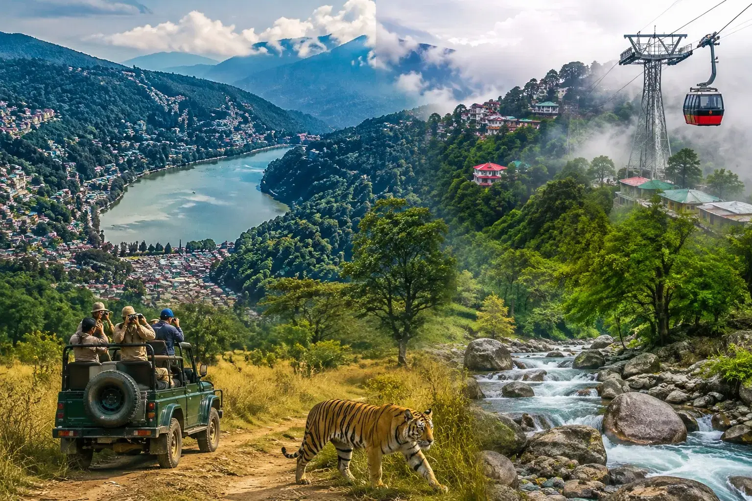 Uttarakhand Grand Escape – Nainital, Corbett & Mussoorie