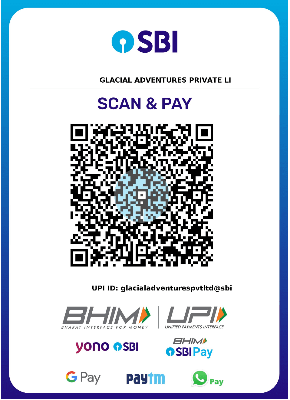 SBI UPI QR Code