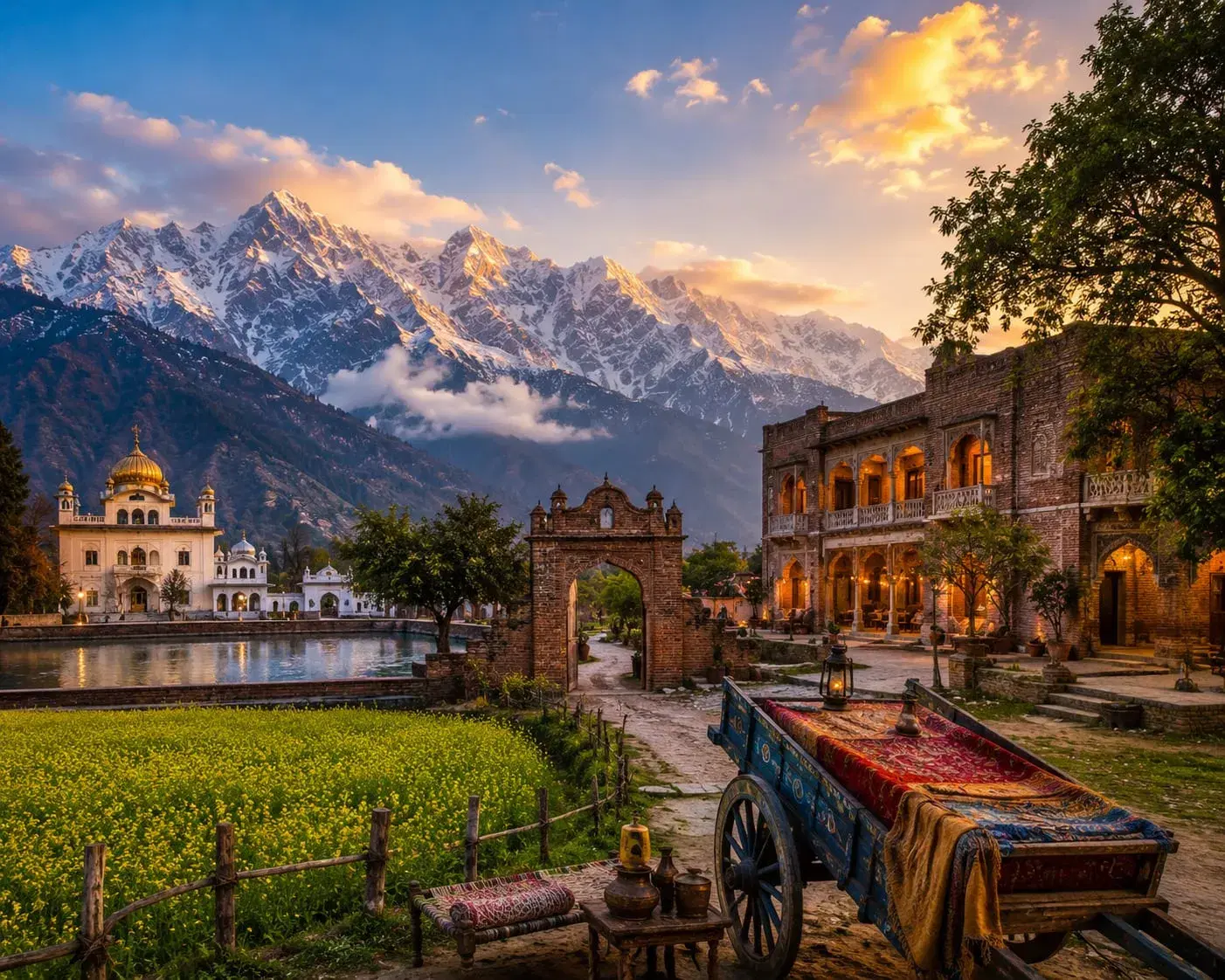 Dharamshala Dalhousie Amritsar Tour from Chandigarh