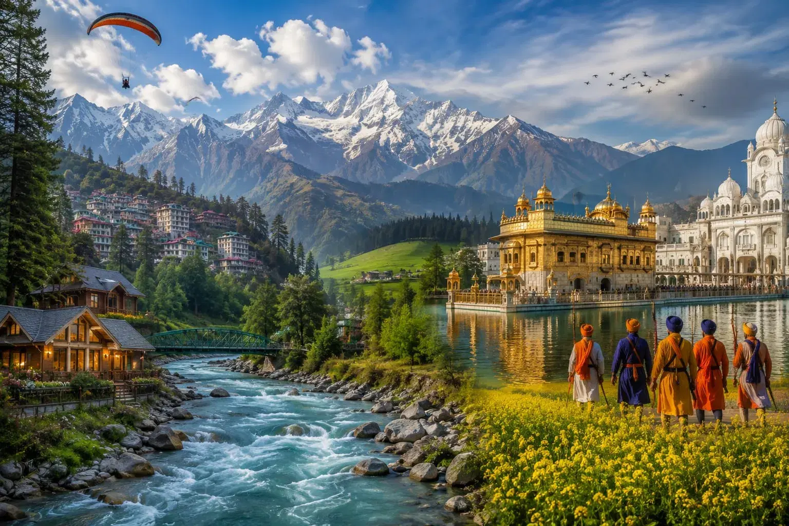 Himachal Getaway: Shimla, Manali, Dharamshala, Dalhousie Tour from Delhi